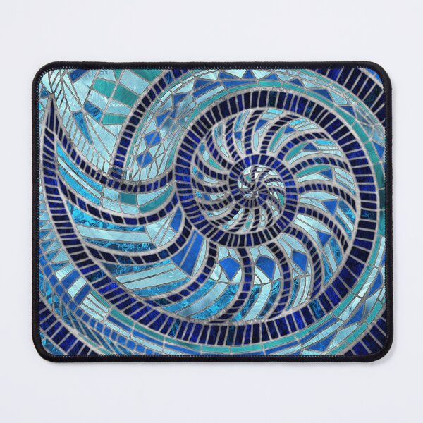 Item preview, Nautilus Shell mosaic art designed and sold by k9printart.