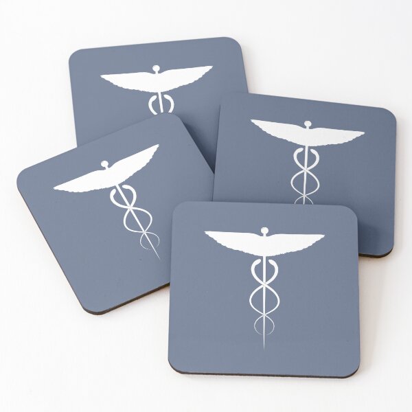 Item preview, Hermes Caduceus White designed and sold by itsgoodjunk.