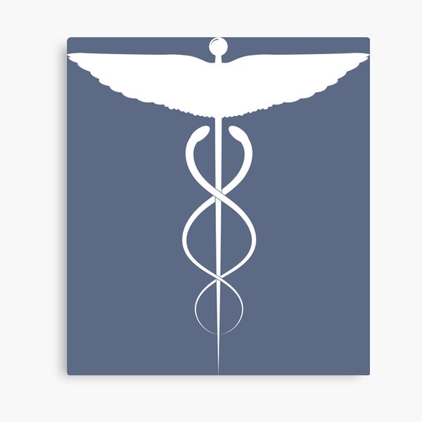 Item preview, Hermes Caduceus White designed and sold by itsgoodjunk.