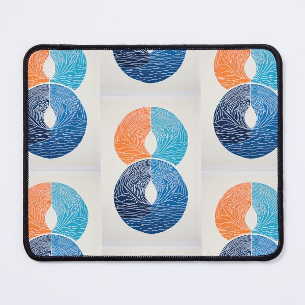 Item preview, Harmonious Mantas and Watercolors: An Asian-inspired Abstraction designed and sold by Piotrek0001.