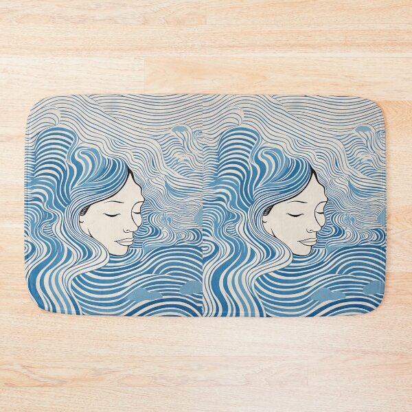 Item preview, Harmonious Mantas and Watercolors: An Asian-inspired Abstraction designed and sold by Piotrek0001.