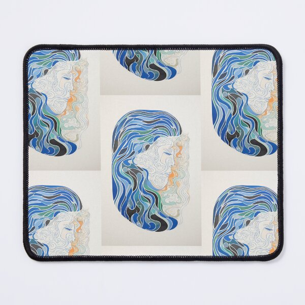 Item preview, Harmonious Mantas and Watercolors: An Asian-inspired Abstraction designed and sold by Piotrek0001.