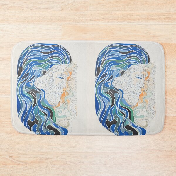Item preview, Harmonious Mantas and Watercolors: An Asian-inspired Abstraction designed and sold by Piotrek0001.