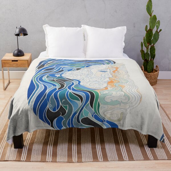 Item preview, Harmonious Mantas and Watercolors: An Asian-inspired Abstraction designed and sold by Piotrek0001.