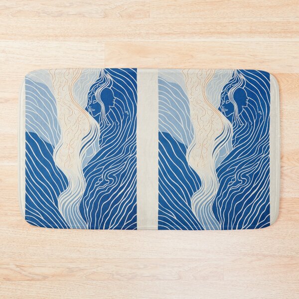 Item preview, Harmonious Mantas and Watercolors: An Asian-inspired Abstraction designed and sold by Piotrek0001.