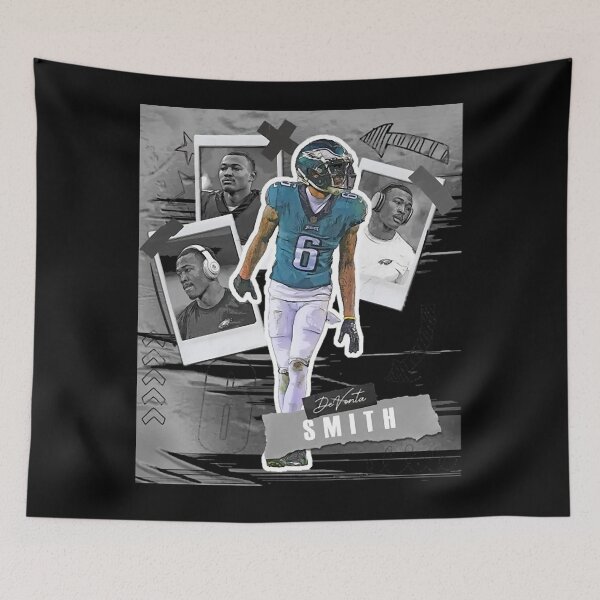 Item preview, DeVonta Smith football Paper  Eagles 5 designed and sold by sherronheusle.