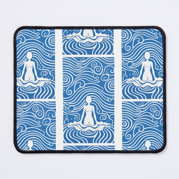 Item preview, Harmonious Mantas and Watercolors: An Asian-inspired Abstraction designed and sold by Piotrek0001.