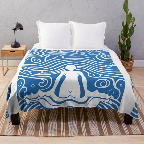 Item preview, Harmonious Mantas and Watercolors: An Asian-inspired Abstraction designed and sold by Piotrek0001.