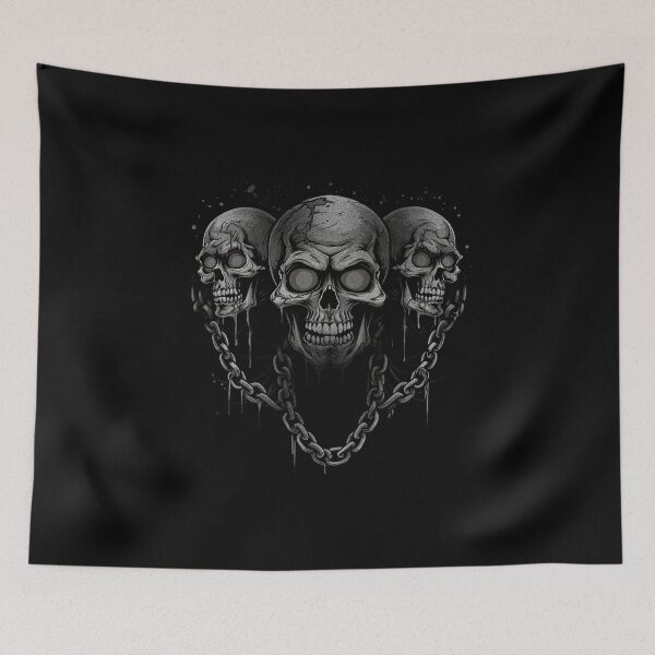 Item preview, Skull necklace designed and sold by DerSenat.