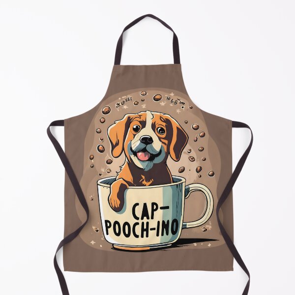 Item preview, Funny Cute Dog in Coffee Cup designed and sold by PAWsitiveCurios.