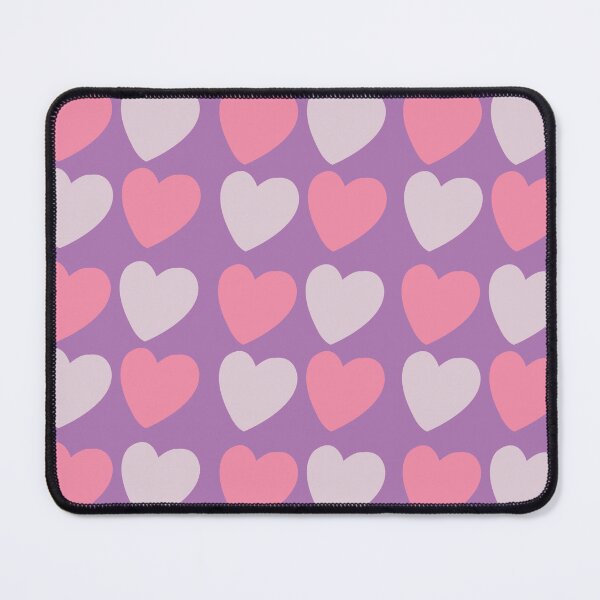 Item preview, Pink Purple Love Hearts Pattern designed and sold by Nisha Prabhu.