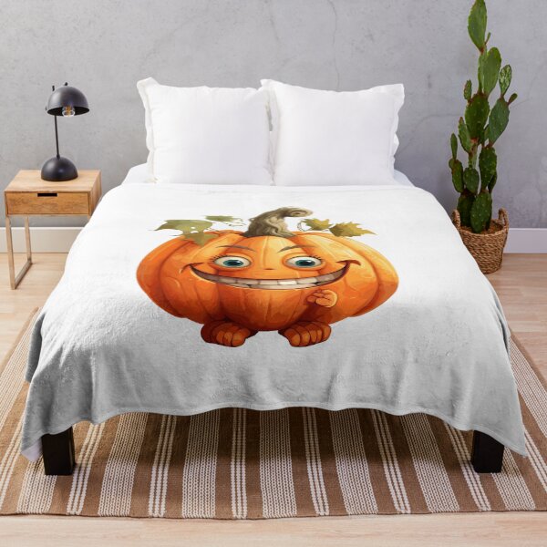 Item preview, Halloween Cute Happy Smile Cartoon Pumpkin (Image 16/22) designed and sold by DigitalArtify.