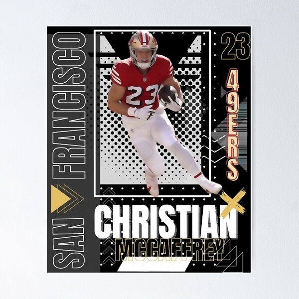 Christian McCaffrey football Paper Poster 49ers 4 - Christian