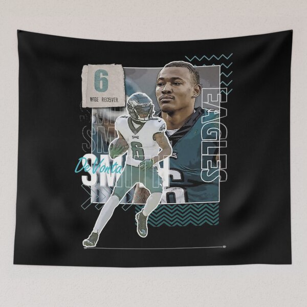 Item preview, DeVonta Smith football Paper  Eagles 6 designed and sold by sherronheusle.