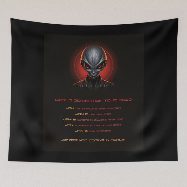 Item preview, Alien - World Domination Tour 2030 designed and sold by Totalthrive.