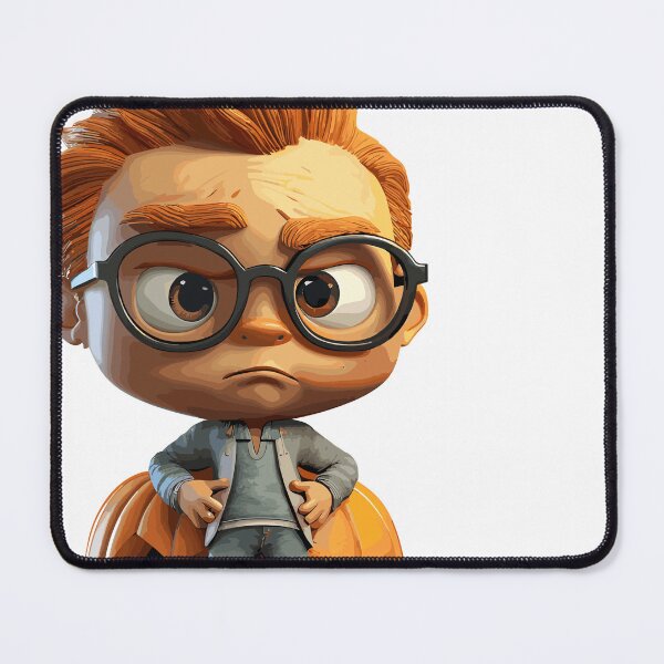 Item preview, Halloween Cute Red Hair Boy Cartoon (Image 2/9) designed and sold by DigitalArtify.