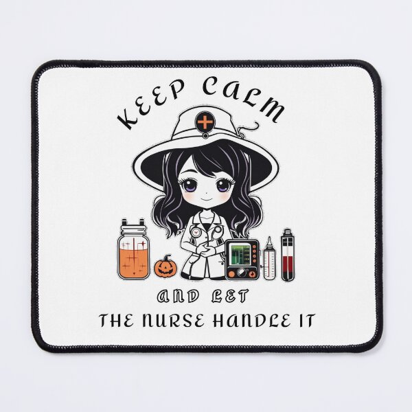 Item preview, Keep Calm and Let the Nurse Handle It - Cute Halloween Anime Nurse designed and sold by DevemDavam.