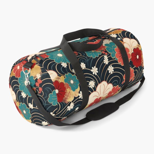 Item preview, Floral circle kimono pattern designed and sold by LittleNippon.