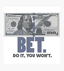 BET. Photographic Print