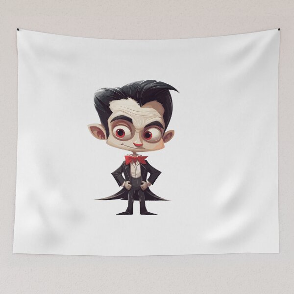 Item preview, Vampire Boy Halloween Cute Cartoon (Image 5/16) designed and sold by DigitalArtify.