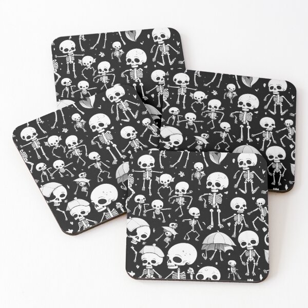 Item preview, Copy of Dancing Skeletons Skeletons Dance Funny Skeletons Gifts Halloween Funny gifts for Halloween Skull Time  designed and sold by MatthewViews.