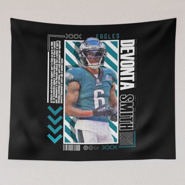 Item preview, DeVonta Smith Football Paper  Eagles 9 designed and sold by sherronheusle.