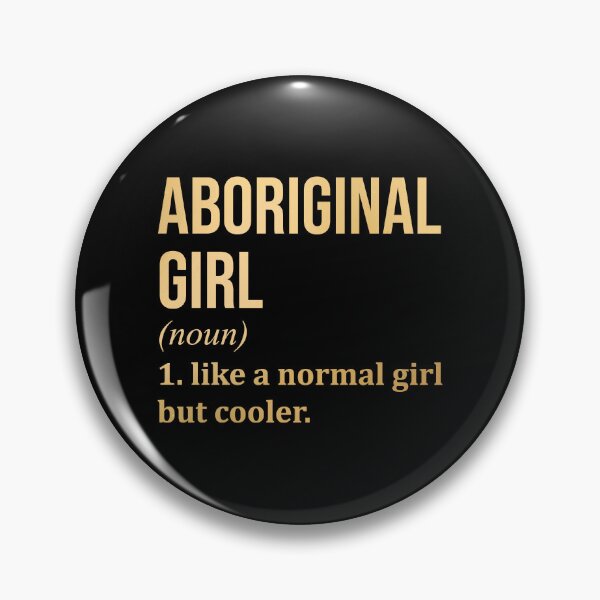 Item preview, Aboriginal Girl Definition Aboriginal in Gold designed and sold by XCIV.