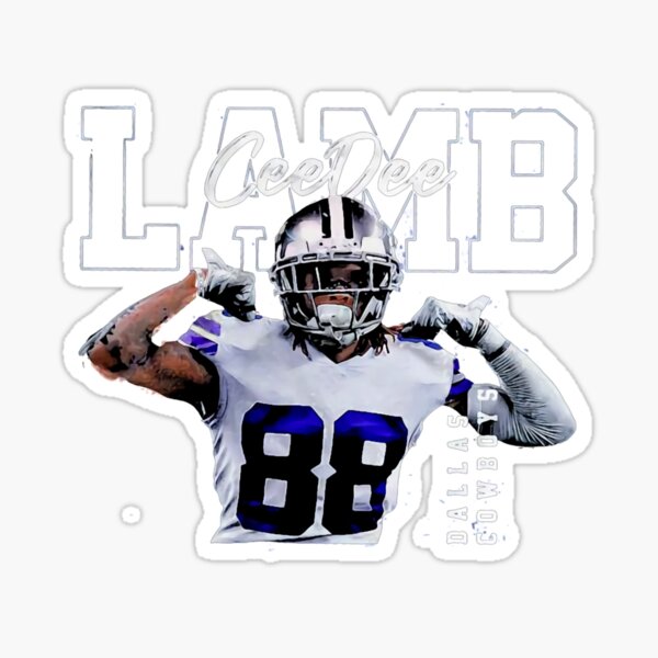 Ceedee Lamb - Ceedee Lamb Dallas Cowboys - Sticker