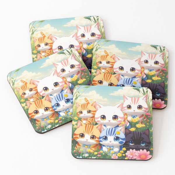 Item preview, 020 Chibi USA Cute Cats designed and sold by Alexis Art Collection.