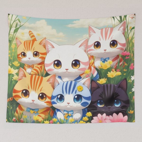 Item preview, 020 Chibi USA Cute Cats designed and sold by Alexis Art Collection.