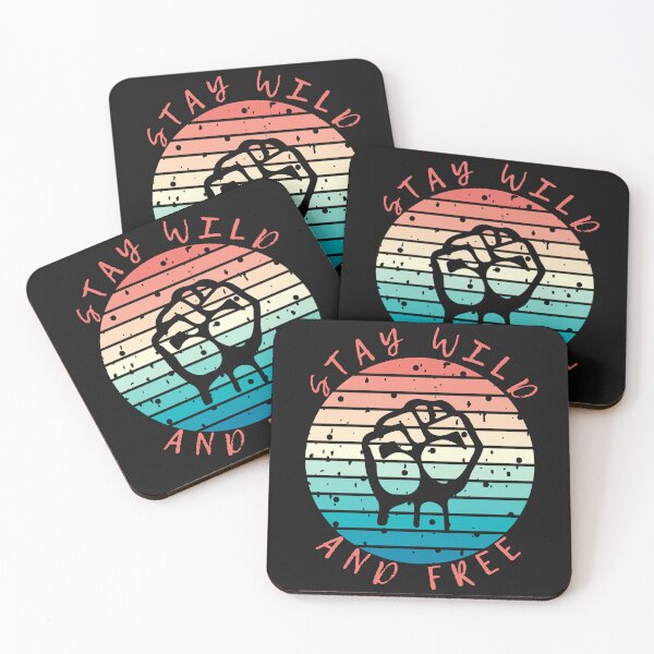 Item preview, STAY WILD AND FREE - fist designed and sold by PixelRealm.