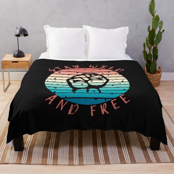Item preview, STAY WILD AND FREE - fist designed and sold by PixelRealm.
