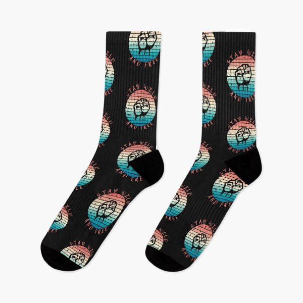 Item preview, STAY WILD AND FREE - fist designed and sold by PixelRealm.