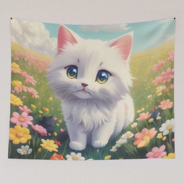 Item preview, 021 Chibi USA Cute Cat designed and sold by Alexis Art Collection.