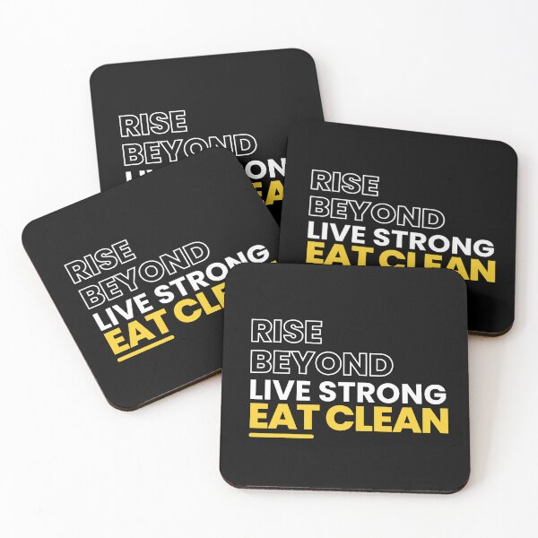 Item preview, Rise Beyond Live Strong Eat Clean  | shrink my waistline  | Weight loss designed and sold by HStudioPrints.
