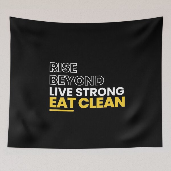 Item preview, Rise Beyond Live Strong Eat Clean  | shrink my waistline  | Weight loss designed and sold by HStudioPrints.