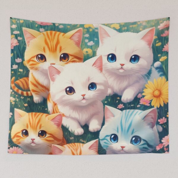 Item preview, 022 Chibi USA Cute Cats designed and sold by Alexis Art Collection.