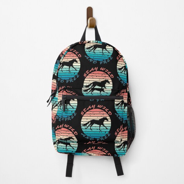 Item preview, STAY WILD AND FREE - horse designed and sold by PixelRealm.