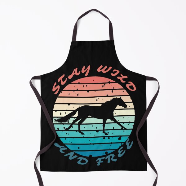 Item preview, STAY WILD AND FREE - horse designed and sold by PixelRealm.