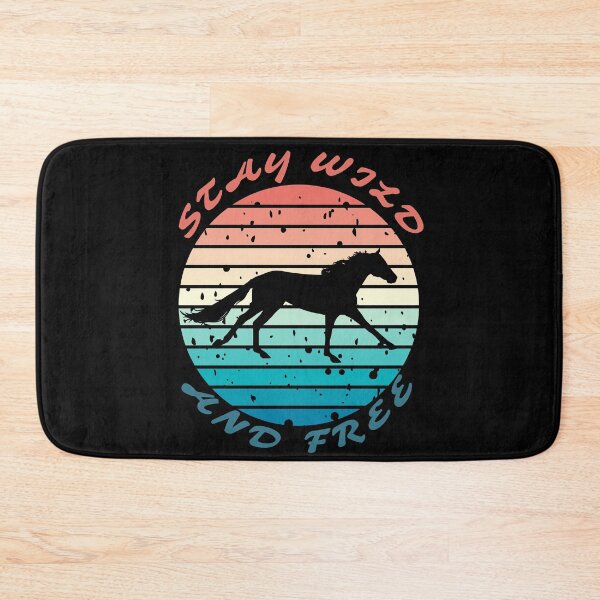 Item preview, STAY WILD AND FREE - horse designed and sold by PixelRealm.