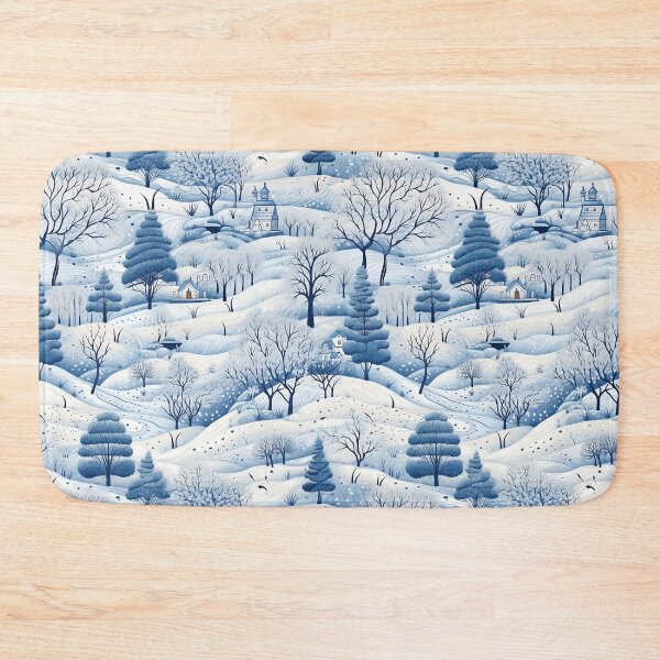 Item preview, Winter Wonderland Snowy Landscape Pattern designed and sold by NikkofTime.