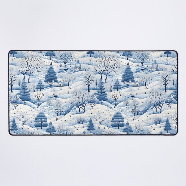 Item preview, Winter Wonderland Snowy Landscape Pattern designed and sold by NikkofTime.