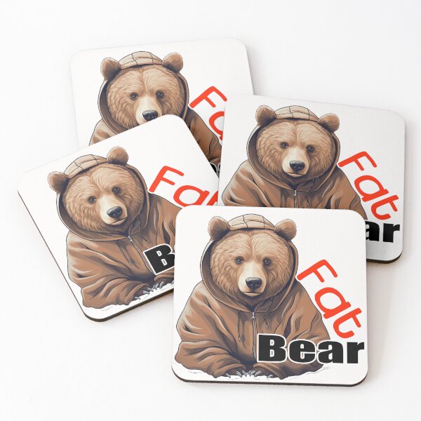 Item preview, brown bear fat bear designed and sold by phatshop789.