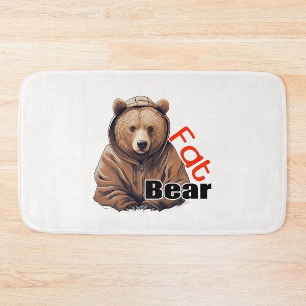 Item preview, brown bear fat bear designed and sold by phatshop789.