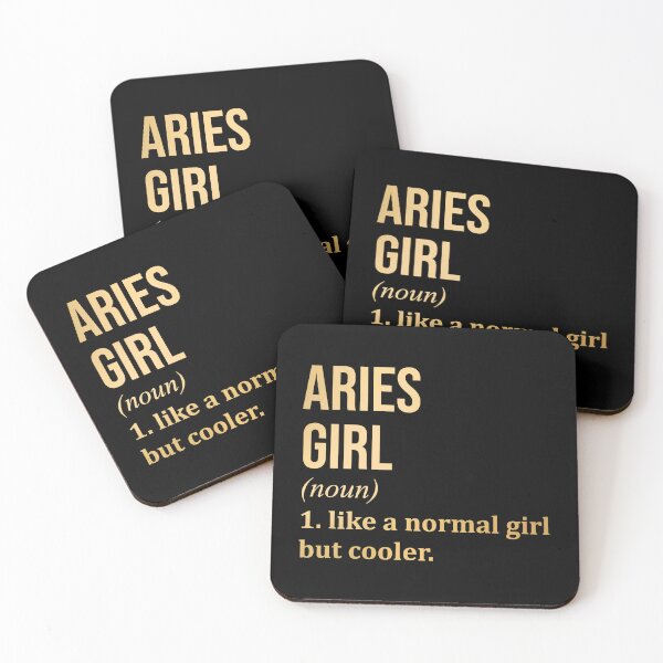 Item preview, Aries Girl Definition Aries in Gold designed and sold by XCIV.