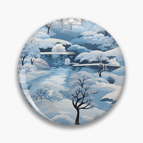 Item preview, Snowy Landscape Cosy Pattern designed and sold by NikkofTime.