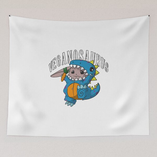 Item preview, VEGANOSAURUS - cute vegan dino designed and sold by naturalvegan.