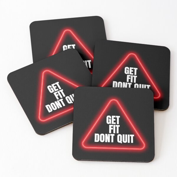Item preview, Get Fit Don't Quit | shrink my waistline  | lets get physical designed and sold by HStudioPrints.