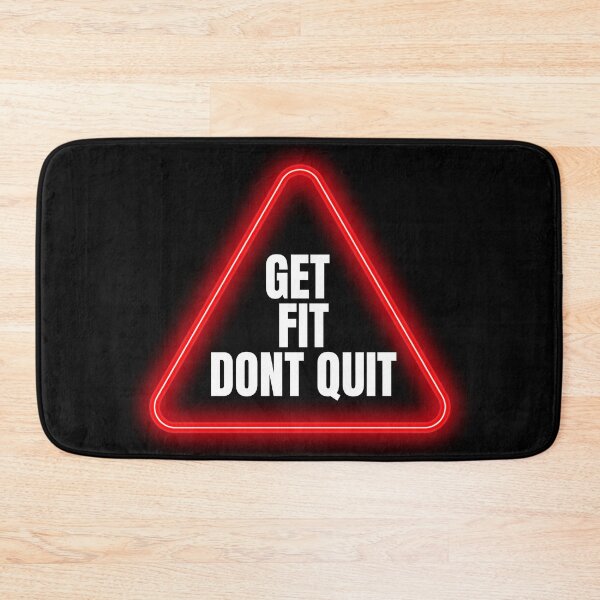 Item preview, Get Fit Don't Quit | shrink my waistline  | lets get physical designed and sold by HStudioPrints.
