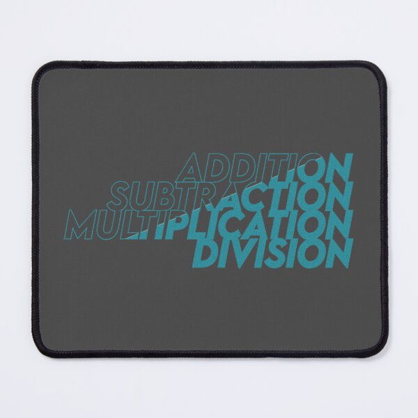 Item preview, addition subtraction division multiplication math gift symbol design  designed and sold by ironpalette.